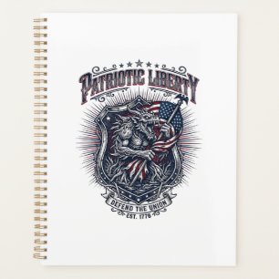 Patriotic Werewolf Patriot Horror Monster Patriot Planner