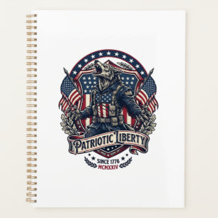 Patriotic Werewolf Patriot Horror Monster Patriot Planner