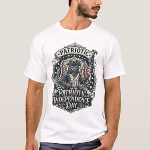 Patriotic Werewolf Patriot Horror Monster Patriot T-Shirt