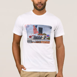 Patriotic Wheaten and Black Scotties T-Shirt