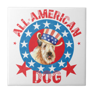 Patriotic Wheaten Tile