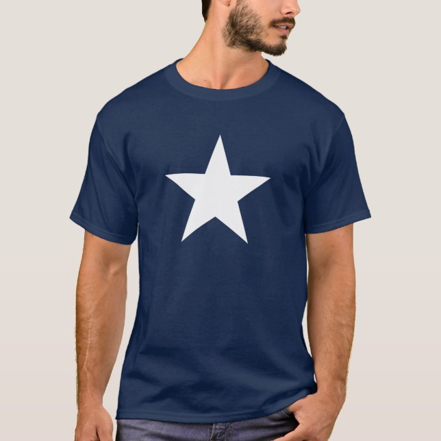 Patriotic White Star T-Shirt (Front)