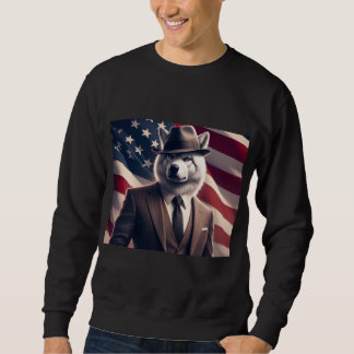 Patriotic Wolf Sweatshirt
