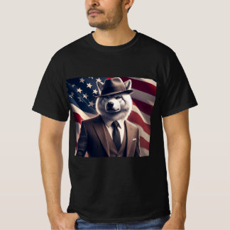 Patriotic Wolf T-Shirt