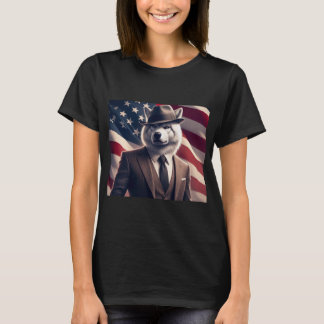 Patriotic Wolf T-Shirt