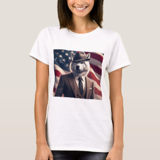 Patriotic Wolf T-Shirt