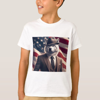 Patriotic Wolf T-Shirt
