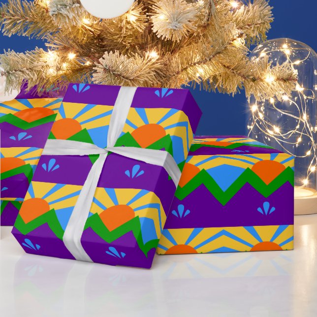 Patriotic wrapping paper, Flag of Manitou Springs Paper (Holidays)