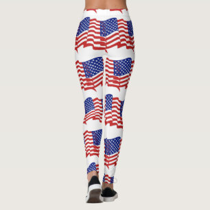 Patriotic Yoga Lady Leggings