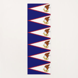 Patriotic Yoga Mats with flag of American Samoa