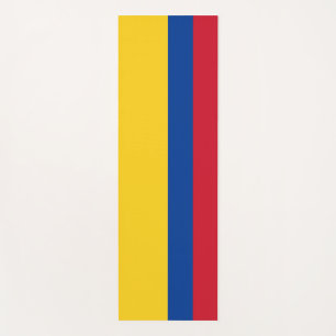 Patriotic Yoga Mats with flag of Colombia
