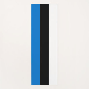 Patriotic Yoga Mats with flag of Estonia