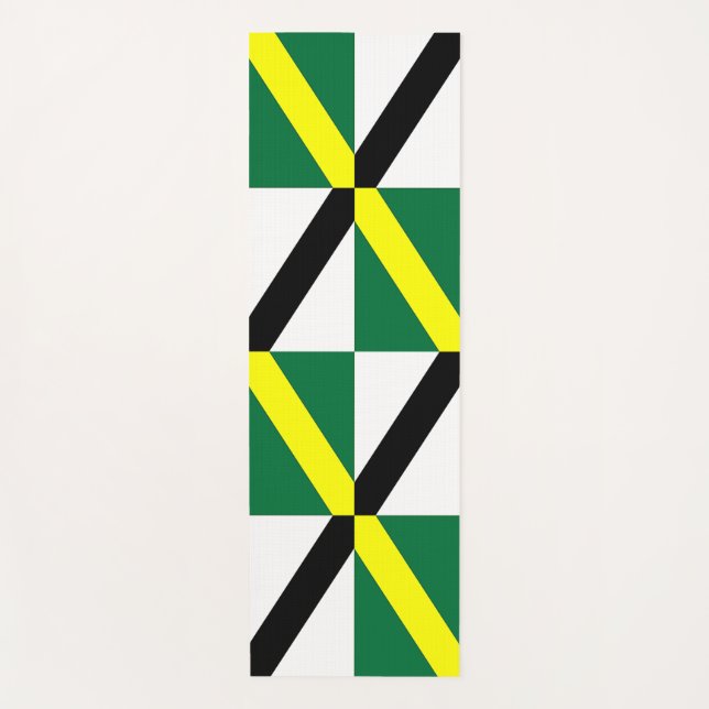 Patriotic Yoga Mats with flag of Monterey, USA (Front)