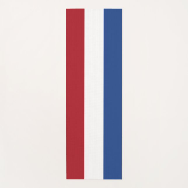 Patriotic Yoga Mats with flag of Netherlands (Front)