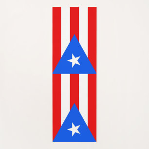 Patriotic Yoga Mats with flag of Puerto Rico