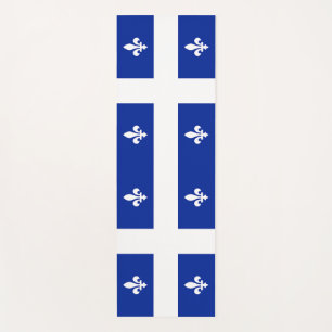 Patriotic Yoga Mats with flag of Quebec, Canada