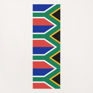 Patriotic Yoga Mats with flag of South Africa