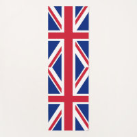 Patriotic Yoga Mats with flag of United Kingdom