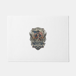 Patriotic Zombie Patriot General Zombie Apocalypse Doormat