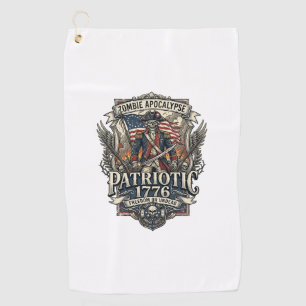 Patriotic Zombie Patriot General Zombie Apocalypse Golf Towel