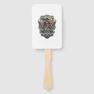 Patriotic Zombie Patriot General Zombie Apocalypse Hand Fan
