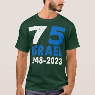 PatrioticPride 75th Anniversary Israeli Flag T-Shirt