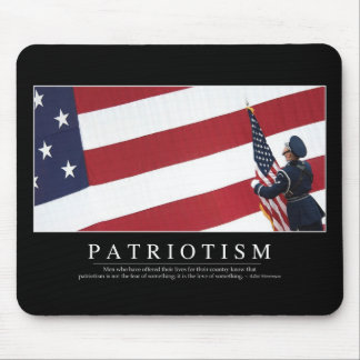 Patriotism: Inspirational Quote Mouse Mat
