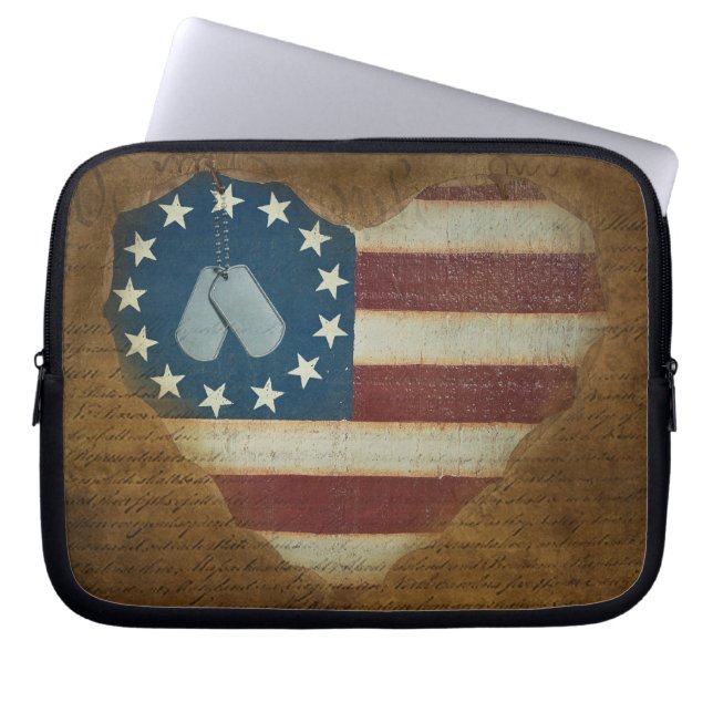 Patriotism Laptop Sleeve (Front)