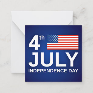 Patriotiv 4th of July Independence Day Card