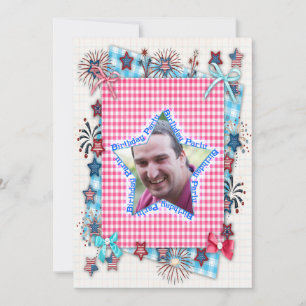 Patriotiv Birthday party Invitation