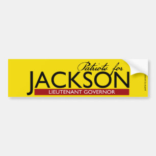 Patriots for Jackson for Lt. Governor Bumper Stick Bumper Sticker