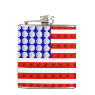 Patriots Vinyl Wrapped Flask