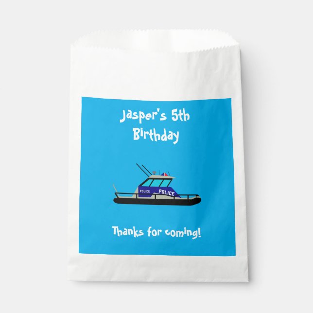 Patrol Boat Favour Bags (Front)