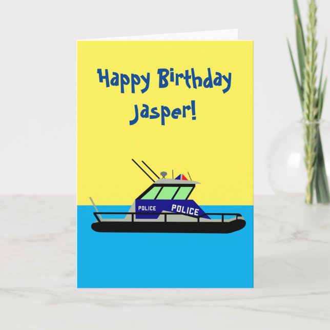 Patrol Boat Holiday Card (Front)