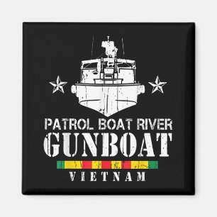 Patrol Boat River Gunboat Vietnam Veteran Magnet