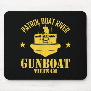 Patrol Boat River Pbr Gunboat Vietnam Veteran Vete Mouse Mat