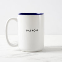 Patron | Boss | Custom French Coffee Mug