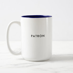 Patron Boss Custom French Coffee Mug