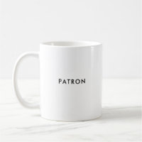 Patron | Boss | Custom French Coffee Mug