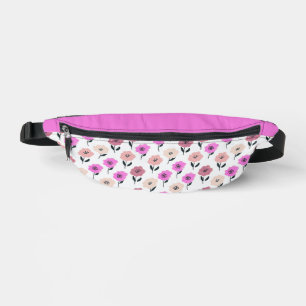 Patrón floral vibrante bum bags