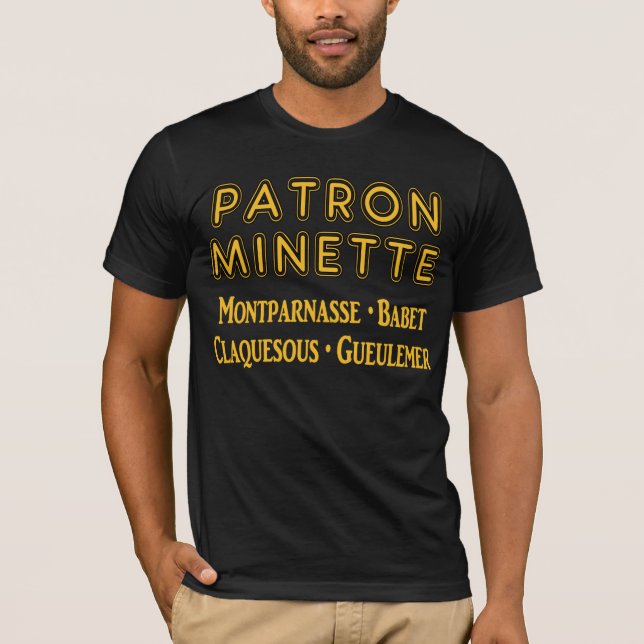 Patron-Minette T-Shirt (Front)