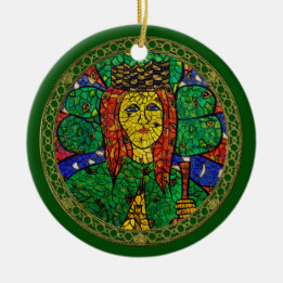 Patron Saint Of Depression And Anxiety St Dymphna Ceramic Tree Decoration