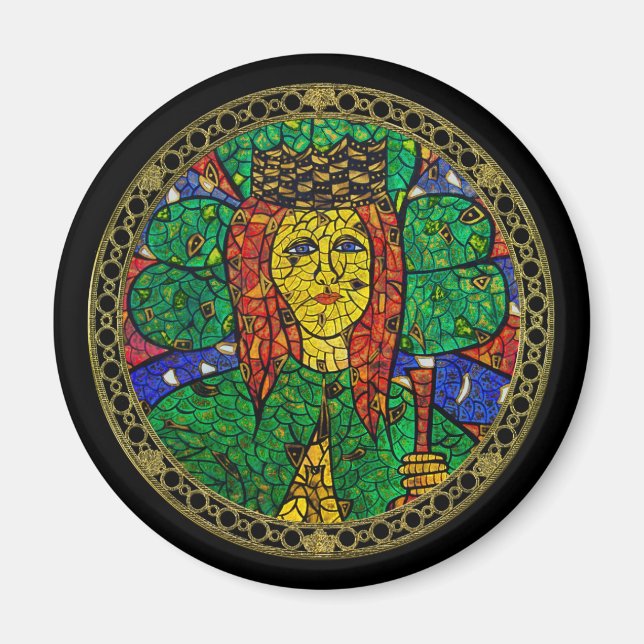 Patron Saint Of Depression And Anxiety St Dymphna Magnet (Front)