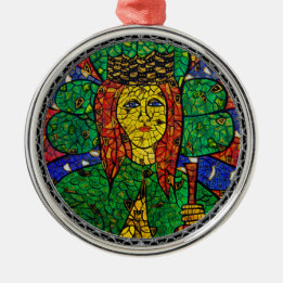 Patron Saint Of Depression And Anxiety St Dymphna Metal Tree Decoration
