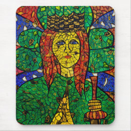 Patron Saint Of Depression And Anxiety St Dymphna Mouse Mat