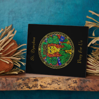 Patron Saint Of Depression And Anxiety St Dymphna Plaque