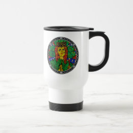 Patron Saint Of Depression And Anxiety St Dymphna Travel Mug