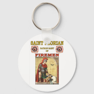 PATRON SAINT OF FIREMEN KEY RING
