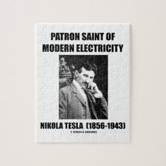 Patron Saint Of Modern Electricity (Nikola Tesla) Jigsaw Puzzle