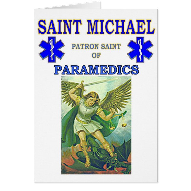 PATRON SAINT OF PARAMEDICS (Front)